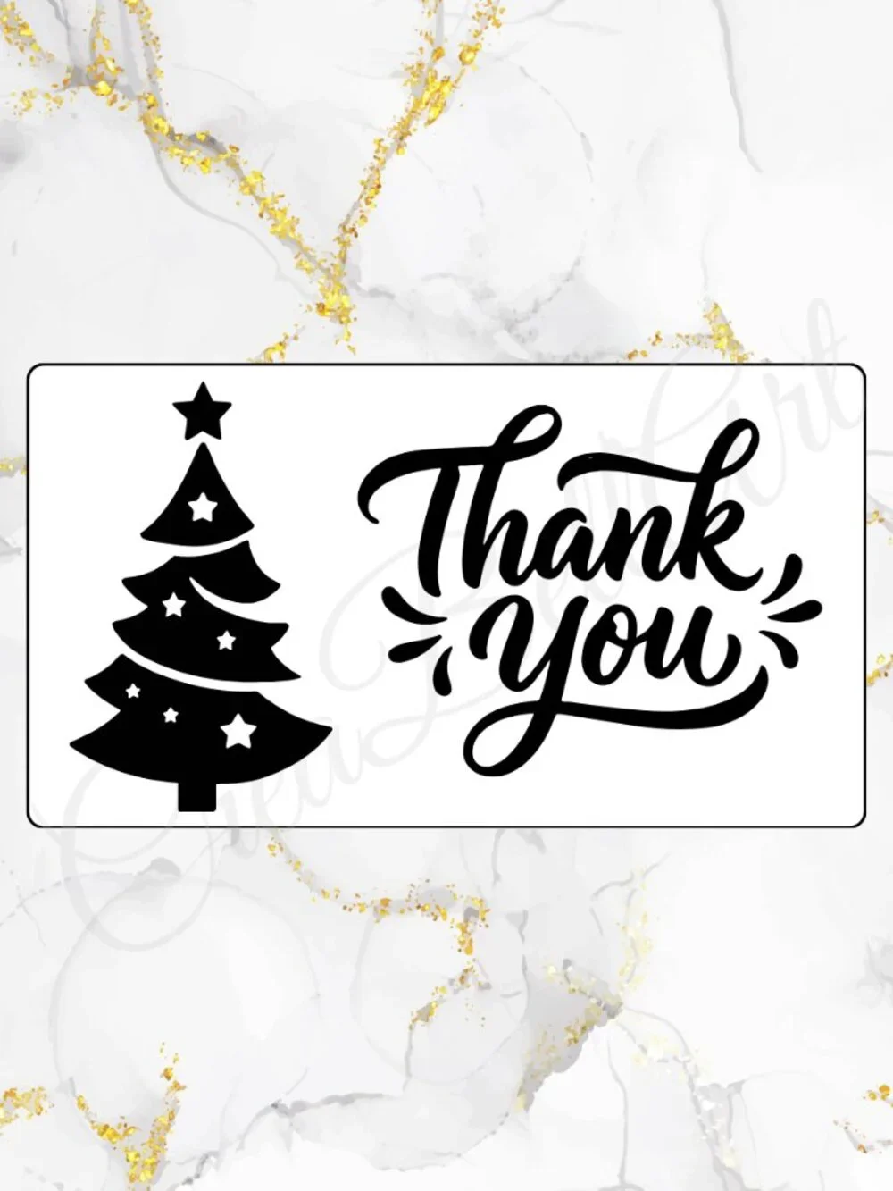 Christmas Thank You Stickers | Holiday Design | Small Business Packaging